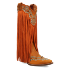 Dingo Tequila Sunrise - Women's Suede Leather Cowgirl Boots