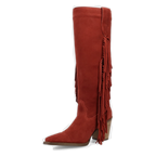 Dingo Twister - Women's Suede Leather Cowgirl Boots
