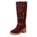 Dingo Troubadour - Women's Suede Leather Cowgirl Boots