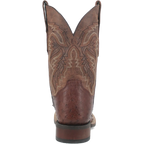 Dan Post Alamosa (Chocolate/Brown) - Men's Ostrich Skin Leather Cowboy Boots
