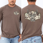 Deer Hunting, Camo, Camouflage, Dad, Father's Day, Husband, Guy Gift, Old School, Comfort Colors T-Shirt