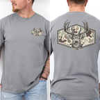 Deer Hunting, Camo, Camouflage, Dad, Father's Day, Husband, Guy Gift, Old School, Comfort Colors T-Shirt