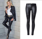 Rebel Rider Multi-Zip Skinny Motorcycle Pants - Edgy Street Style & Bold Fit