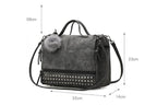 Rustic Charm Leather Shoulder Bag – Stylish Cowgirl Handbag