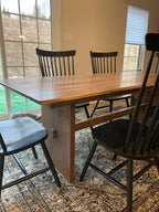 Pedestal Farmhouse Dining Table