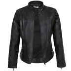 Black Leather Motorcycle Jacket | Stylish and Warm for Bikers & Nightlife