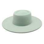 Ella Wide Brim Wool Jazz Hat – Stylish Felt Hat in 16 Colors