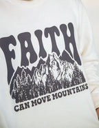 Faith Can Move Mountains Unisex Crewneck