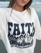 Faith Can Move Mountains Unisex Crewneck