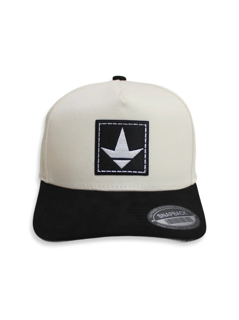 LO Logo Suede Bill Snapback Hat