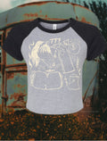 Branded flash  baby tee