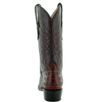 Soto Boots Men's Gator Tail Print Cowboy Boots Cognac (H7006)