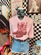 Boot lover tee