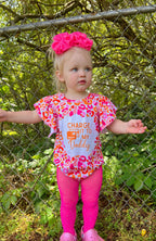 Charge it to my daddy orange and pink Leo