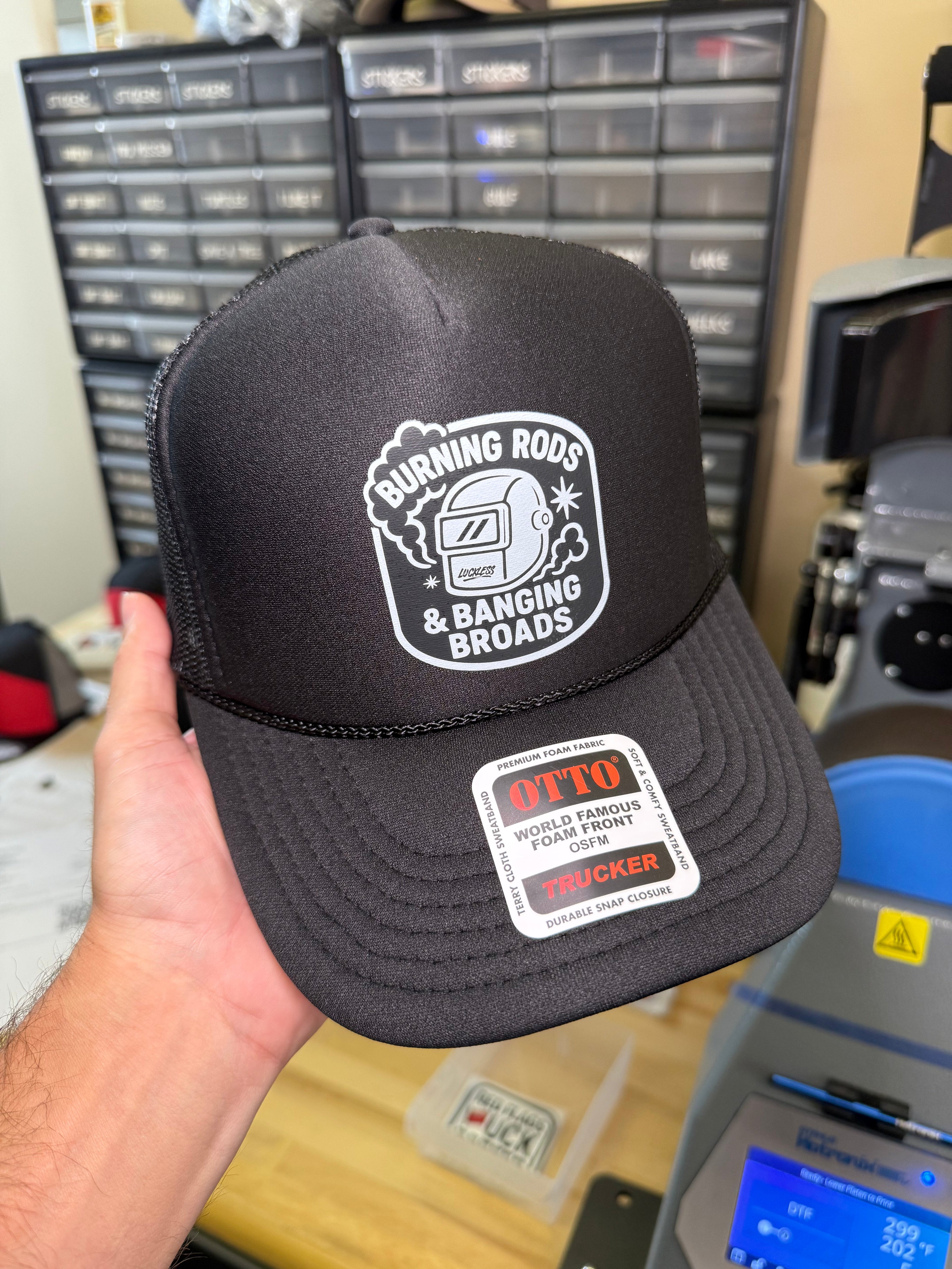 Burning Rods Trucker Hat