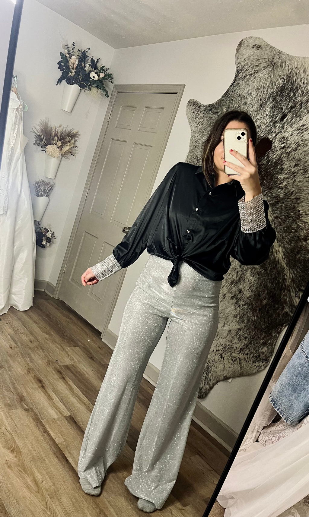 Glitzy Business Top