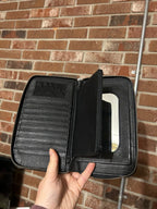 Cowhide With Mirror Wallet