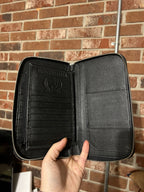 Cowhide With Mirror Wallet