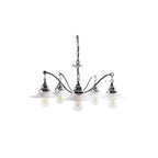 Farmhouse Glass Chandelier