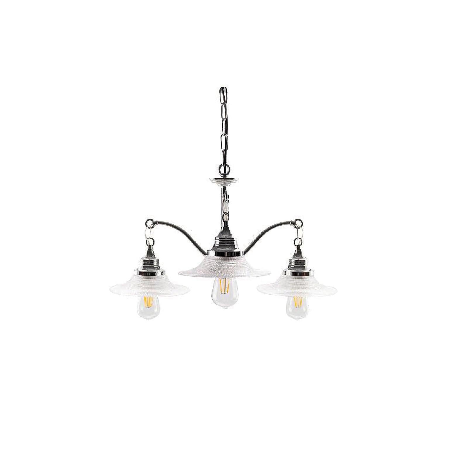 Farmhouse Glass Chandelier