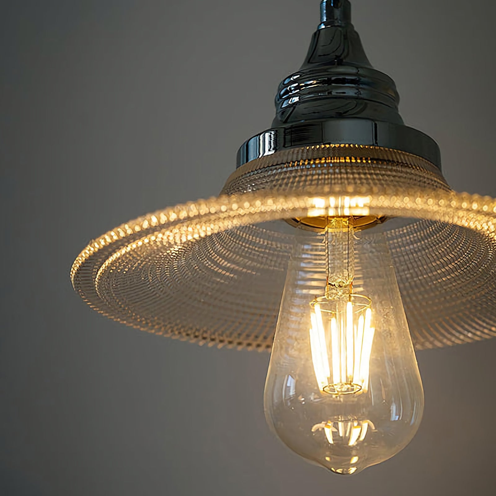 Farmhouse Glass Chandelier