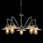 Farmhouse Glass Chandelier