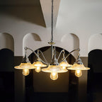 Farmhouse Glass Chandelier