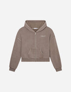 Kingdom Club Brown Full-Zip Hoodie