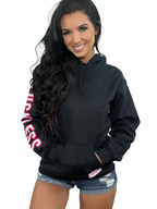 Look Pretty Play Dirty Black Hoodie