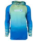 Men's Mahi Camo UV Fishing Hoodie Mask L/S