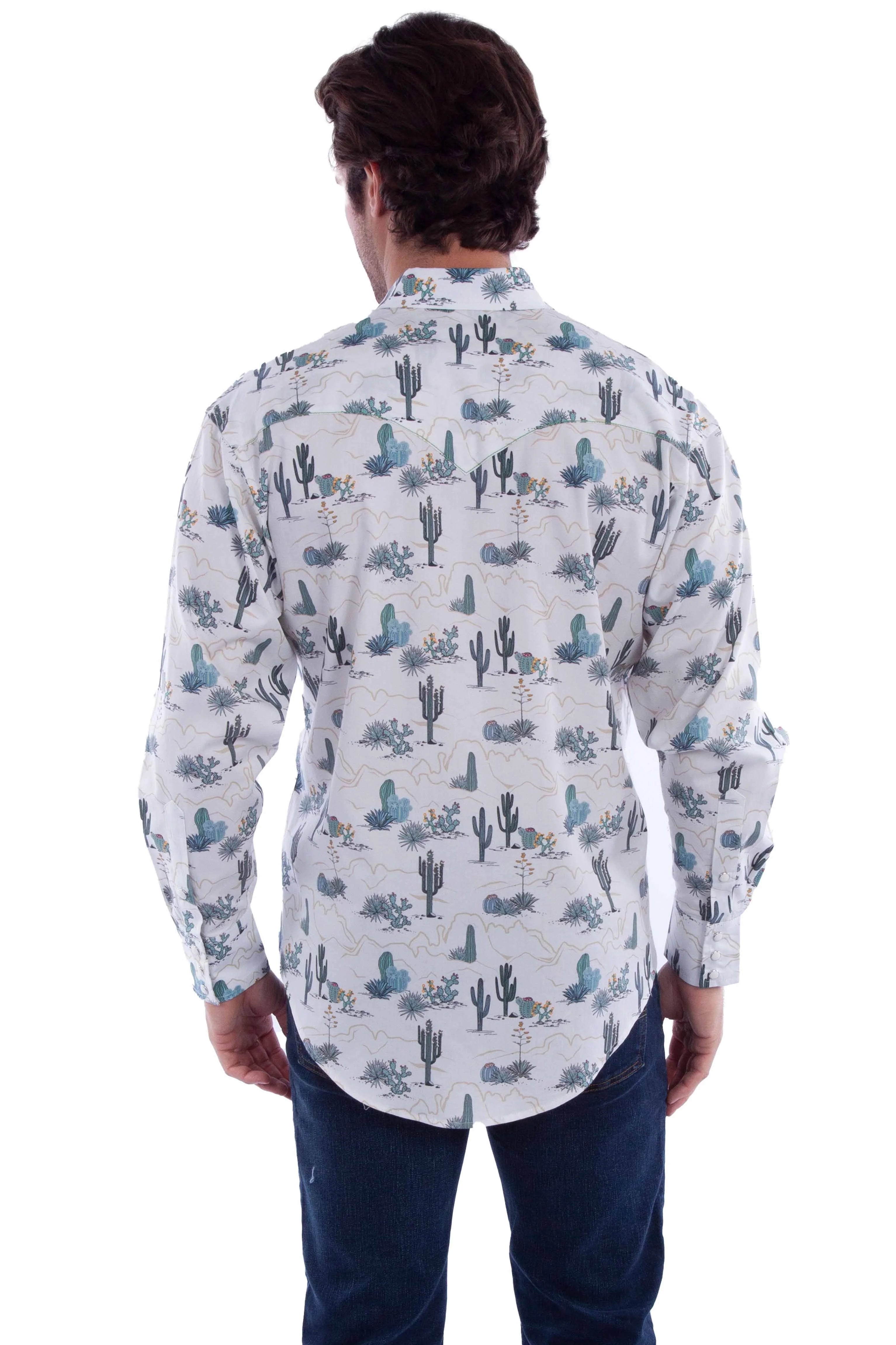 Scully Prickly Trails - Men's Western Shirt