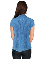 Scully Cantina Short Sleeve Blouse (PSL-066) - Women's Shirt