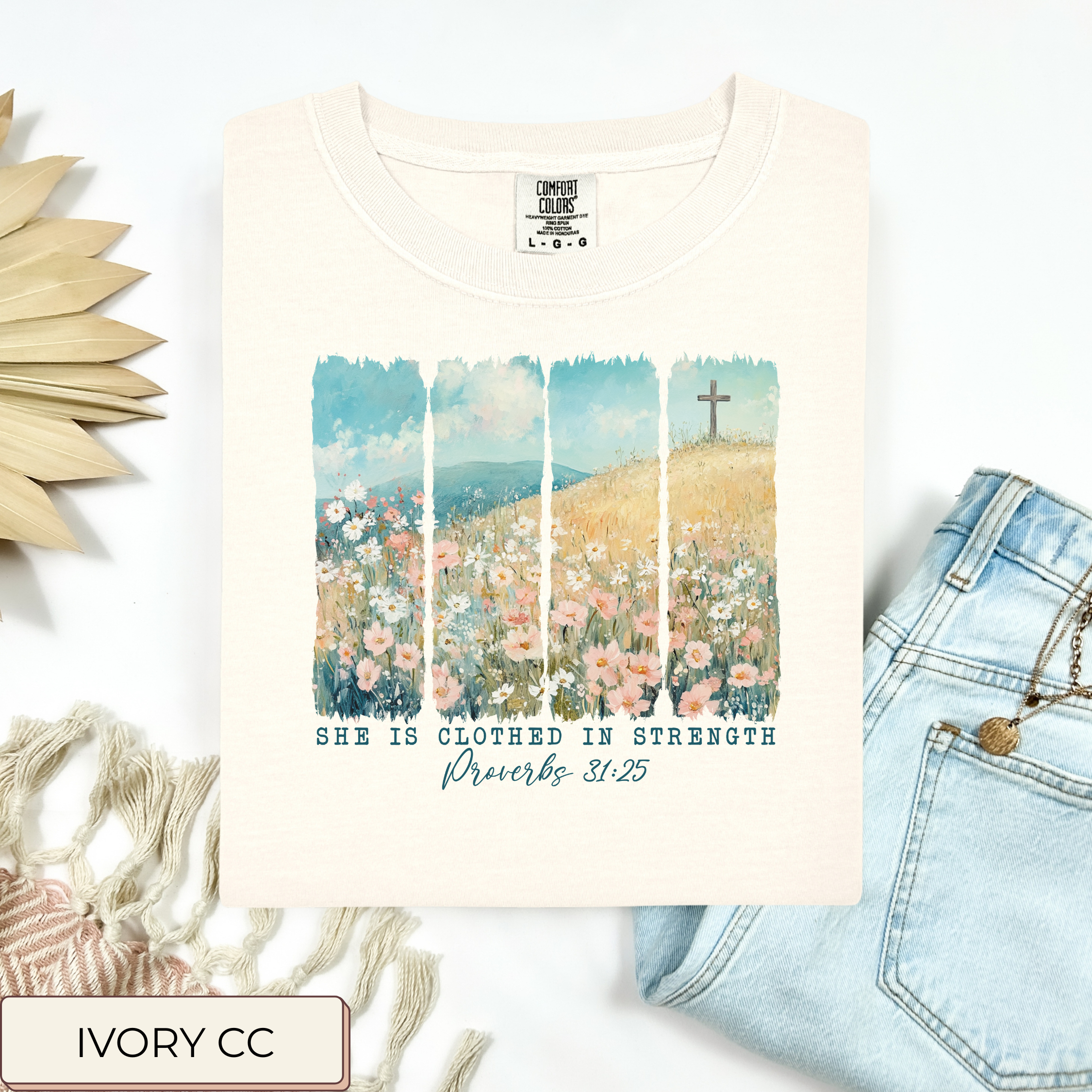 Clothed In Strength Tee.