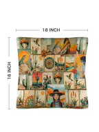 Colores de Mexico Pictures of the Southwest Pillow Case Made in USA