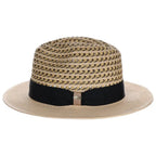 Scala Cabana Cove - Straw Fedora Hat