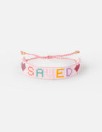 Saved Micro Bead String Bracelet