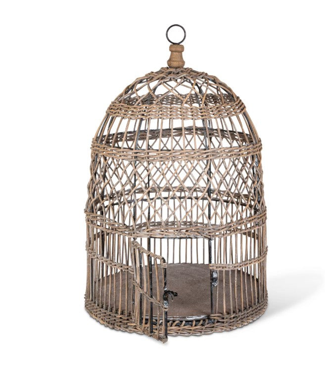 Park Hill | Wicker and Metal Bird Cage