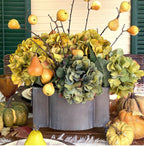 Park Hill | Handsome Footed Metal Planter, Set of 2