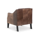 Park Hill | Brent Tufted Leather Club Chair, Vintage Umber