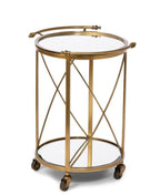 Park HIll | Hampton Round Tray Serving Cart