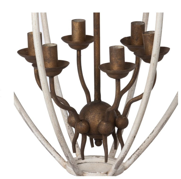 Park HIll | Gilded Folles Chandelier