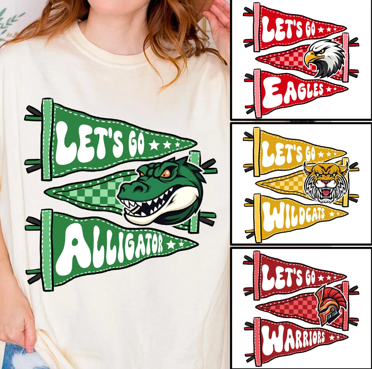 Custom Pennant  Sweatshirt or Tee