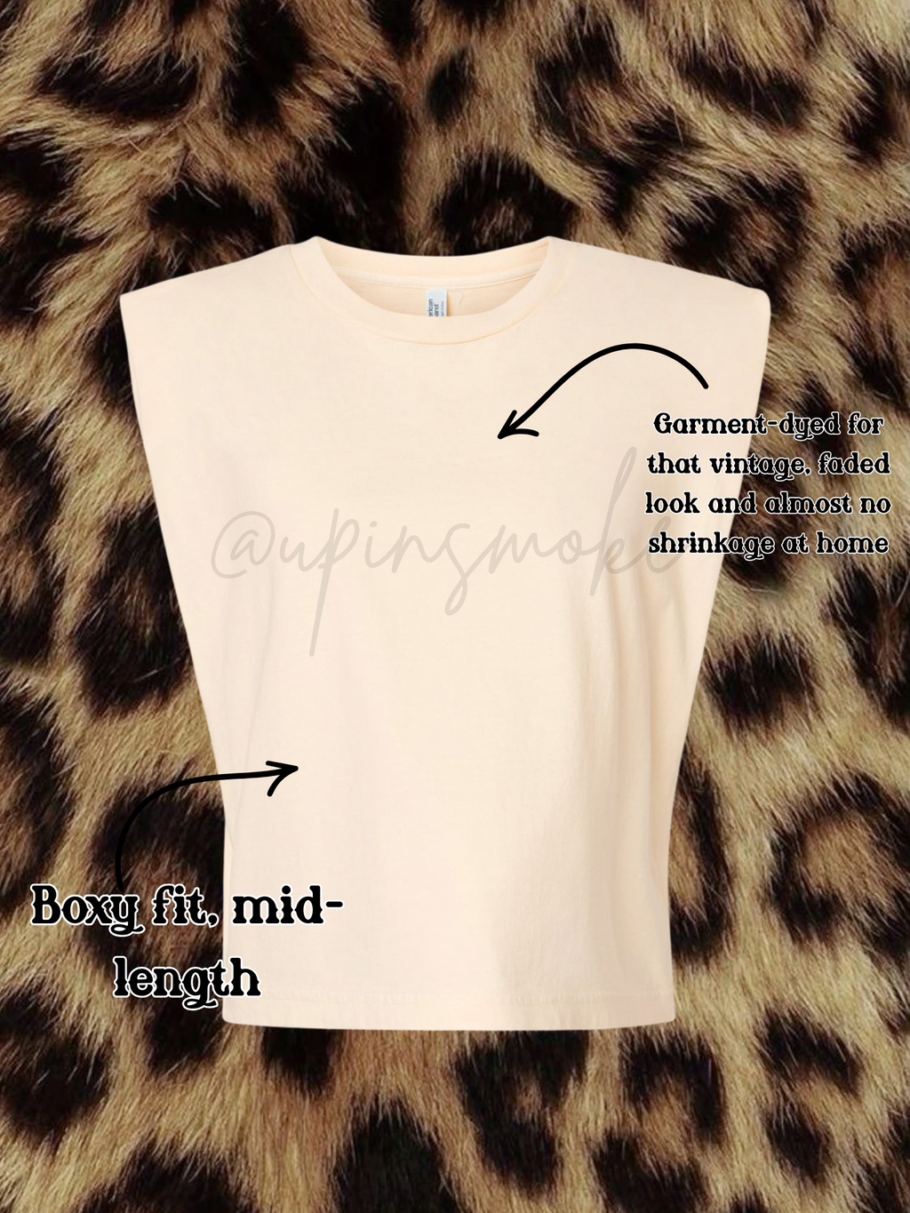 Sonoran Conchos Muscle Tee Cream