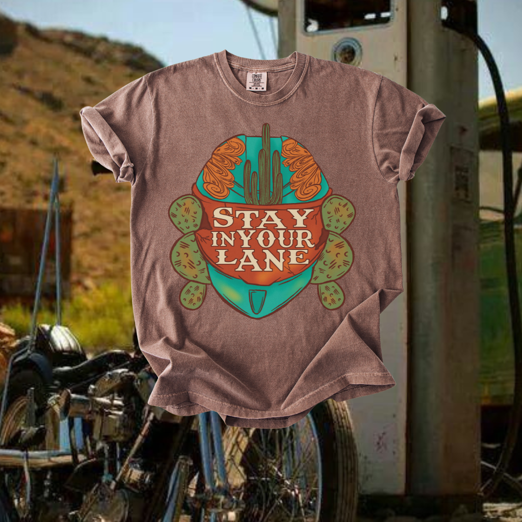 Stay in your lane tee