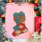 Turquoise stocking tee