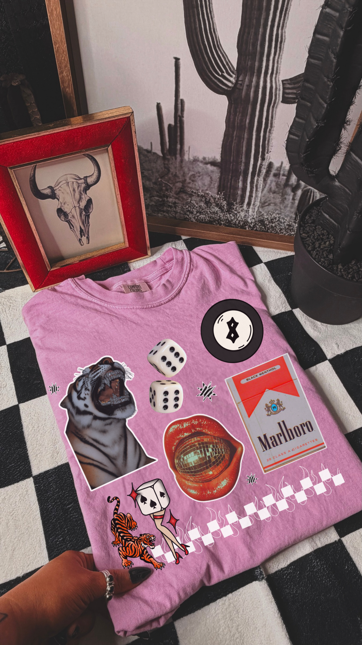 Leopard and Vice tee