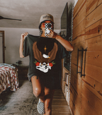 Eagle Horse skull tee