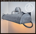 Galvanized Farmhouse Dome Wall Vanity Bathroom Light Fixture (3 sizes)