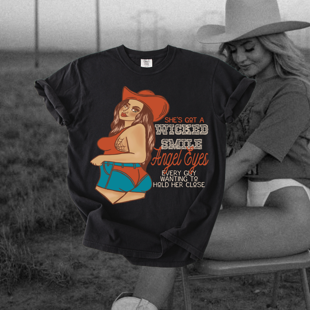 Angel eyes tee
