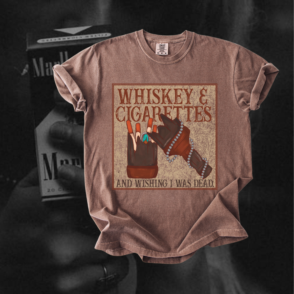 Whiskey and Cigs Ole 60 Tee